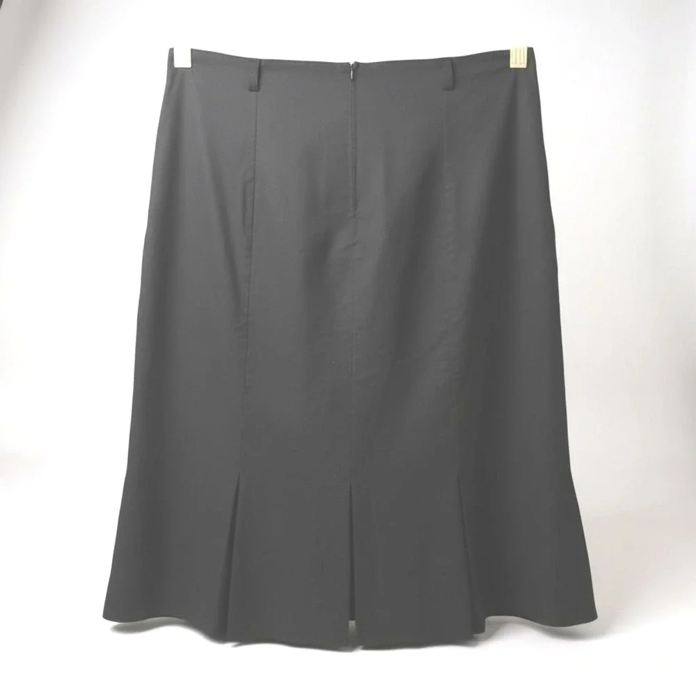 Soulmates Heart & Soul Black Pleated Godet‎ Midi Skirt Vintage Y2K